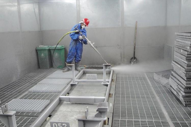 工业高压清洗机实拍操作